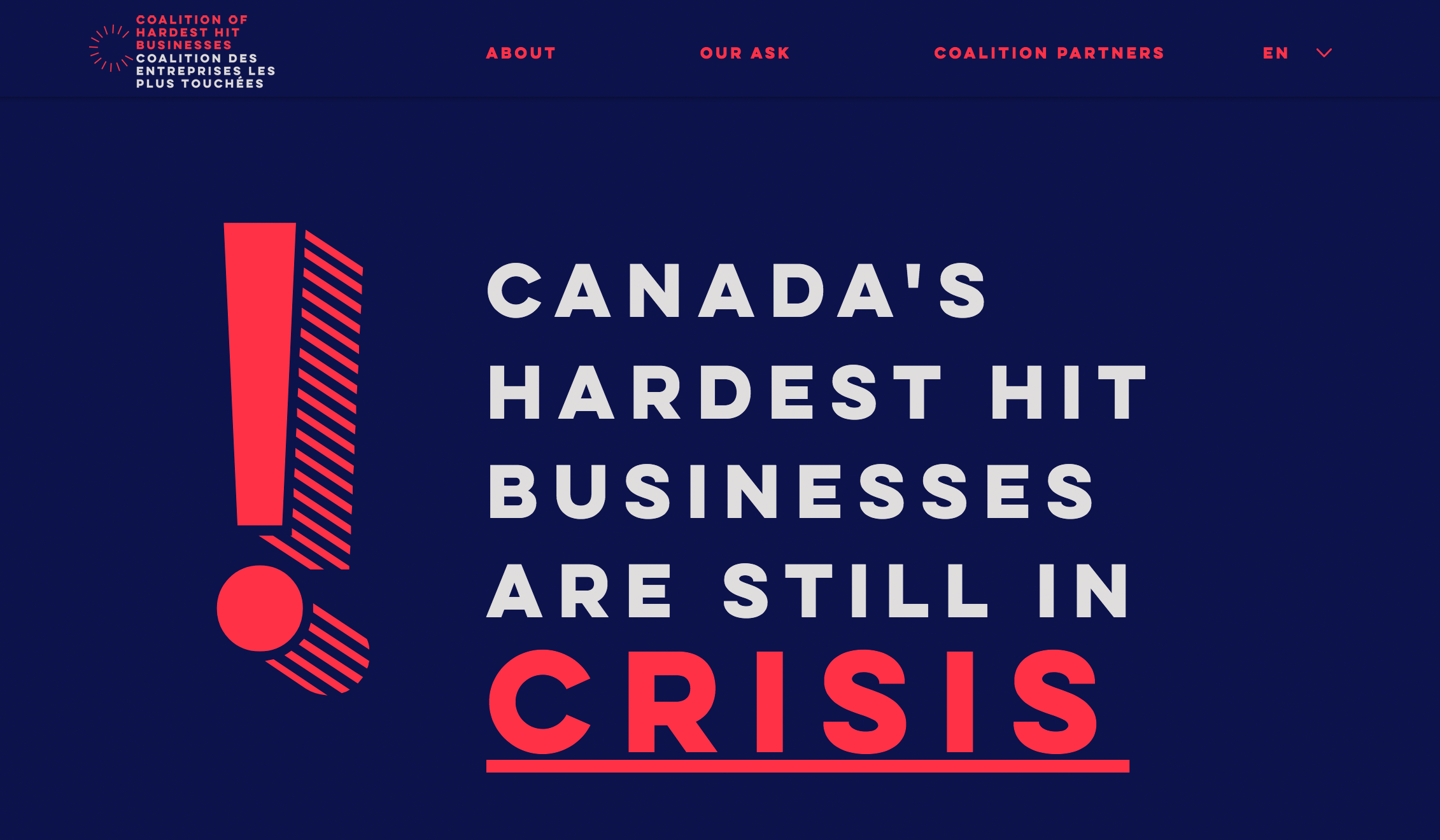 CAAO joins the Coalition of Hardest Hit Businesses Canadian